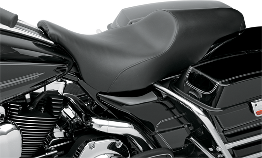 SADDLEMEN Profiler™ Seat for FL 2008-2024, Black Supple SaddleHyde with GelCore Comfort