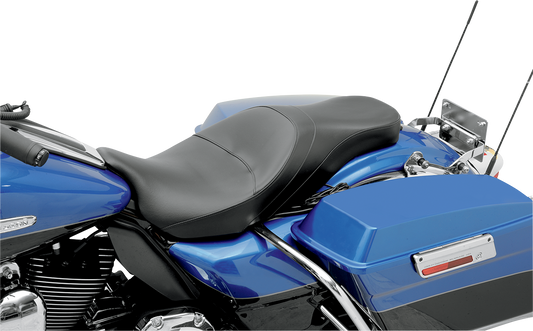 SADDLEMEN Pro Tour Seat in Black for Harley FL '08-'20 – Model 808-07-066