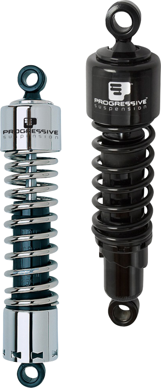 Progressive Suspension 412CRZ-4065C Cruise Series 12.5-Inch Chrome Shock