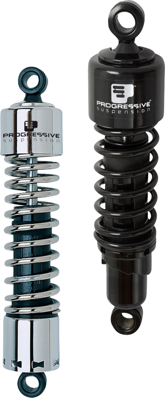 Progressive Suspension 412CRZ-4065C Cruise Series 12.5-Inch Chrome Shock