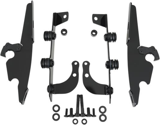 MEMPHIS SHADES Batwing Trigger Lock Mounting Kit - VT 750 Phantom - Black MEK1955