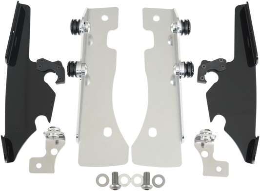 MEMPHIS SHADES Fats/Slim Trigger Lock Mounting Kit - XV 1600/1700 - Black MEB8981