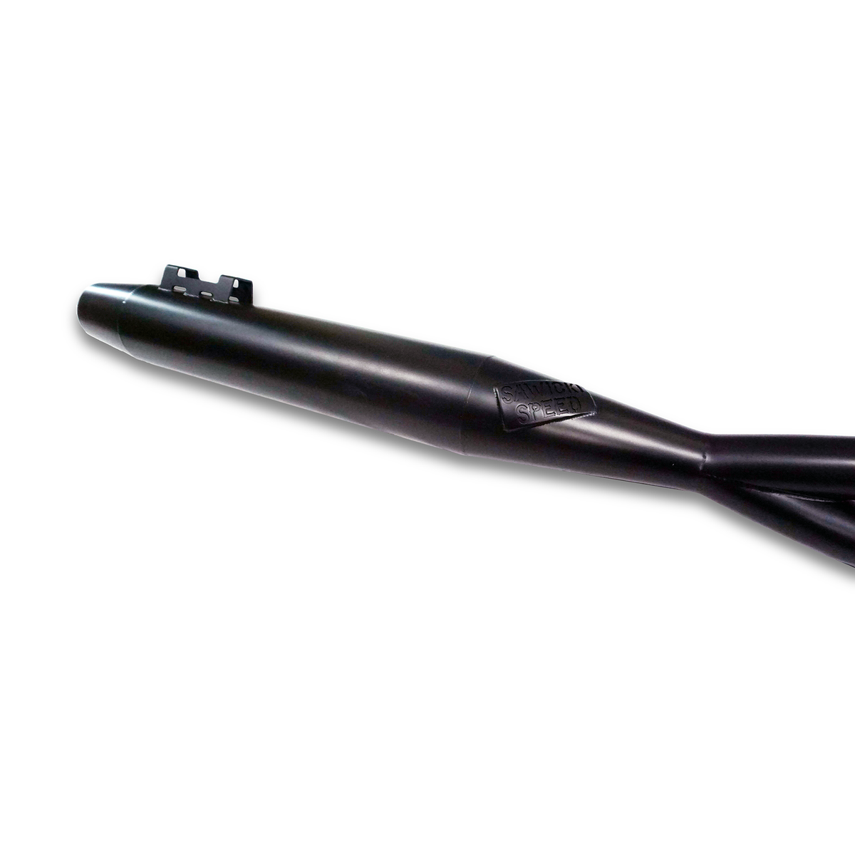 SAWICKI 930-02611 Full Cannon Black Long-Tube Headers for Harley-Davidson Milwaukee-Eight Touring