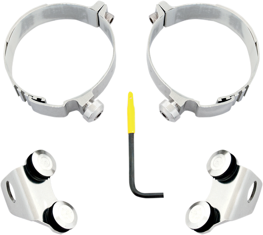 MEMPHIS SHADES Fork Cover - Hardware Kit - Polished MEK1980