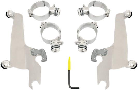 MEMPHIS SHADES Trigger Lock Sportshield Mounting Kit - M50 - Polished MEK1988