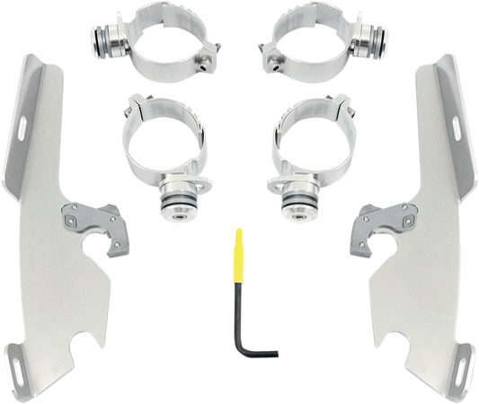 MEMPHIS SHADES Fats/Slim Trigger Lock Mounting Kit - M50 - Polished MEK1989