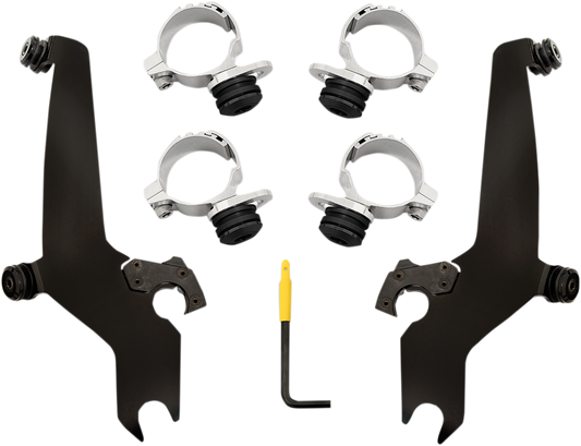 MEMPHIS SHADES Sportshield Mounting Kit - Black - Scout MEB2018