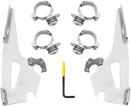 MEMPHIS SHADES Fats/Slim Mounting Kit - Polished - Scout MEK2019