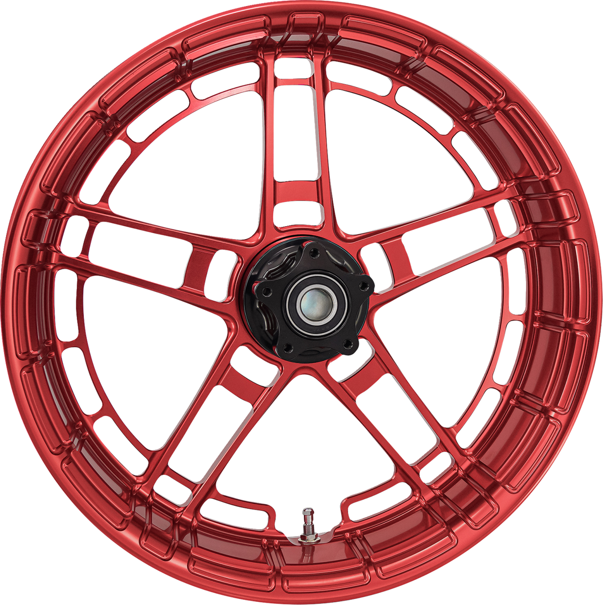 Arlen Ness Flatline Rear Rim 330-054, Red, 18 x 5.5 in