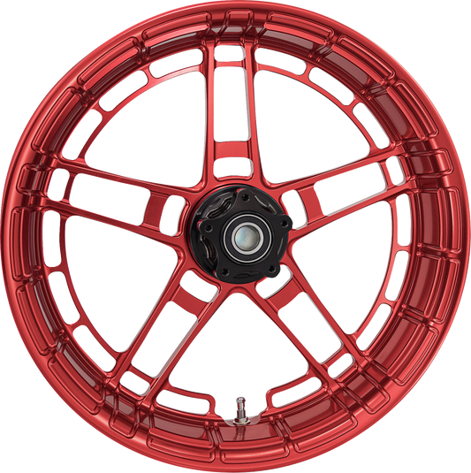 Arlen Ness Flatline Rear Rim 330-054, Red, 18 x 5.5 in