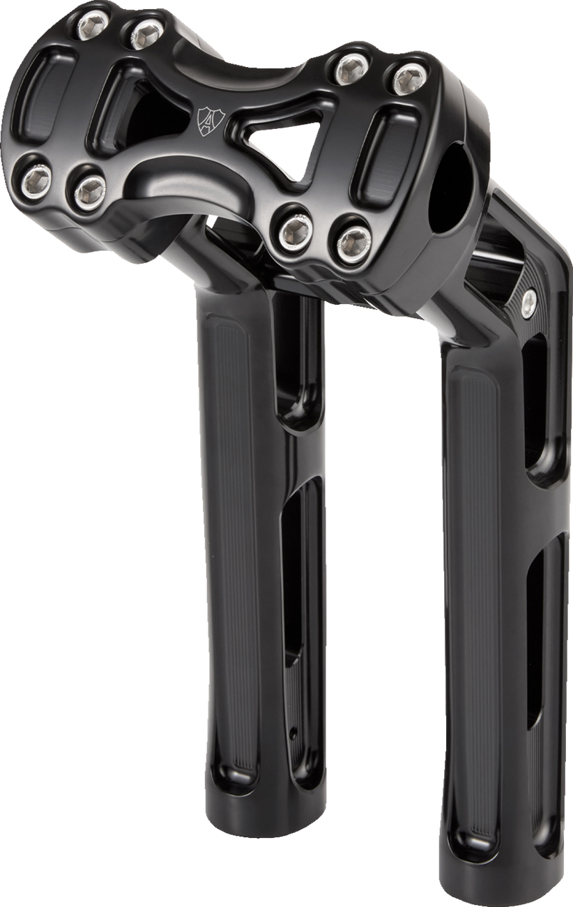 Arlen Ness Wayback 10-Inch Black Handlebar Risers, Part 520-063