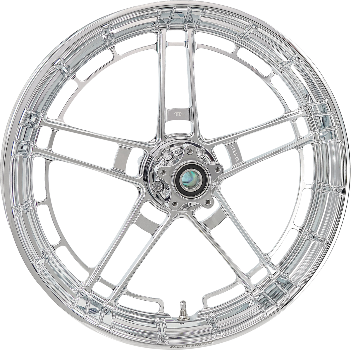 Arlen Ness Flatline Front Rim, Chrome, 21 x 3.5 in, Part Number 330-044