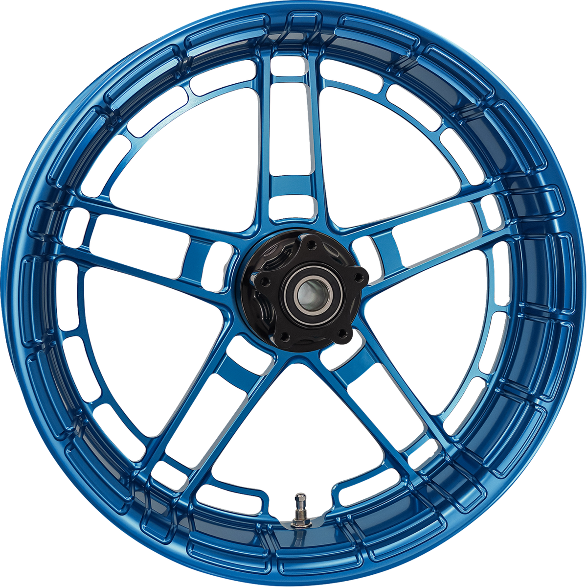 Arlen Ness Flatline Rear Wheel Rim, Blue, 18 x 5.5 in, Part 330-046