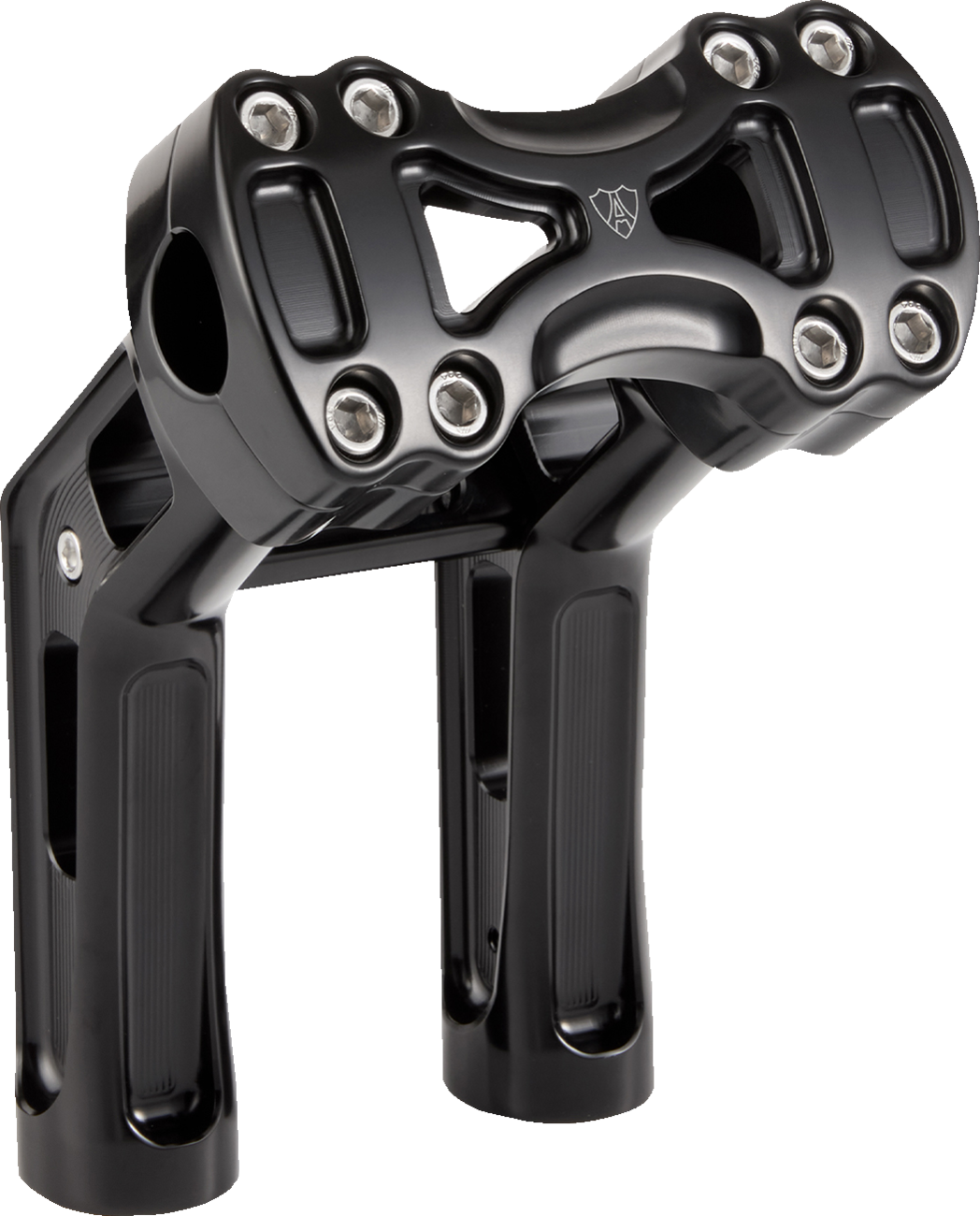 Arlen Ness Wayback 7-Inch Handlebar Risers, Black - Part 520-064