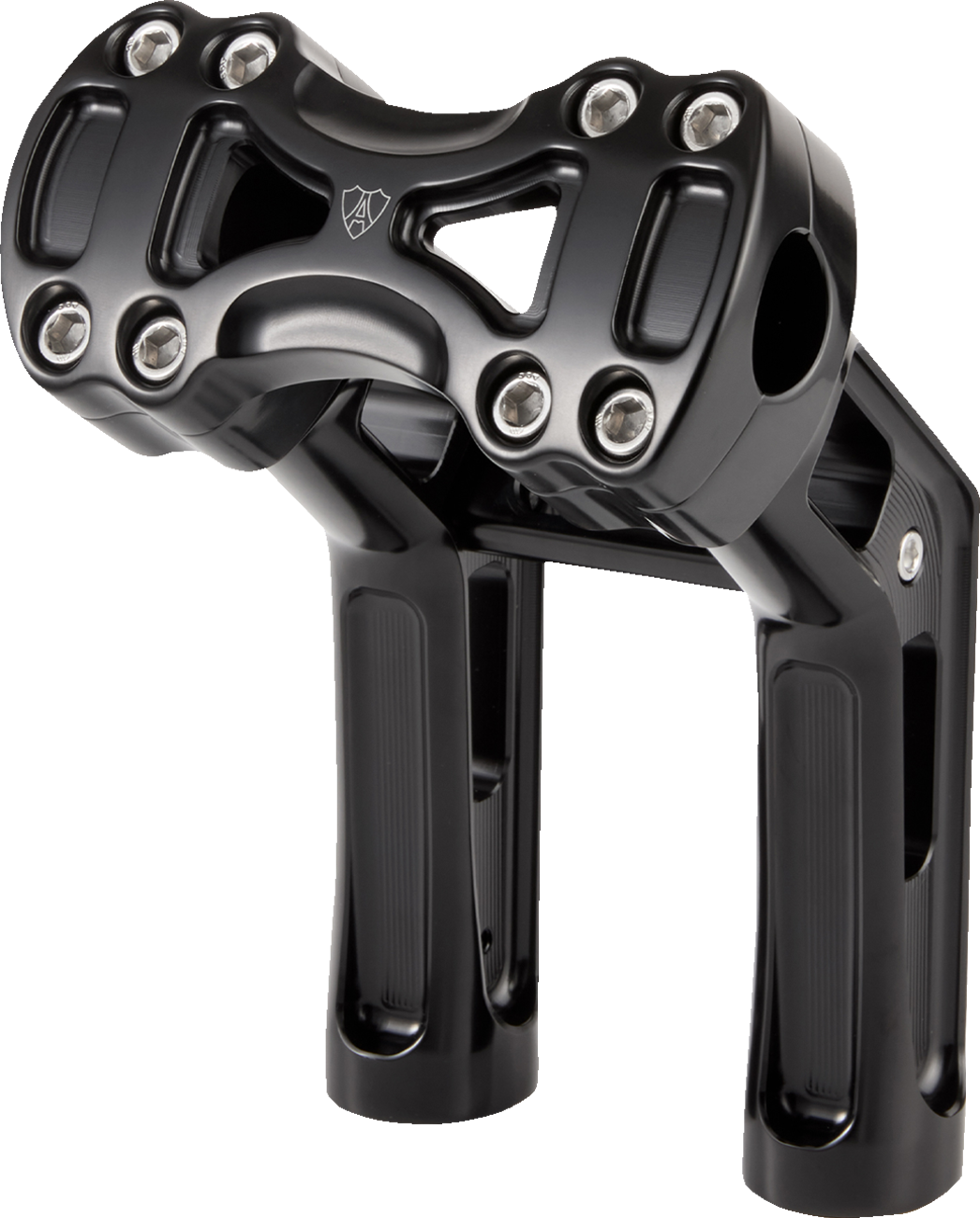 Arlen Ness Wayback 7-Inch Handlebar Risers, Black - Part 520-064