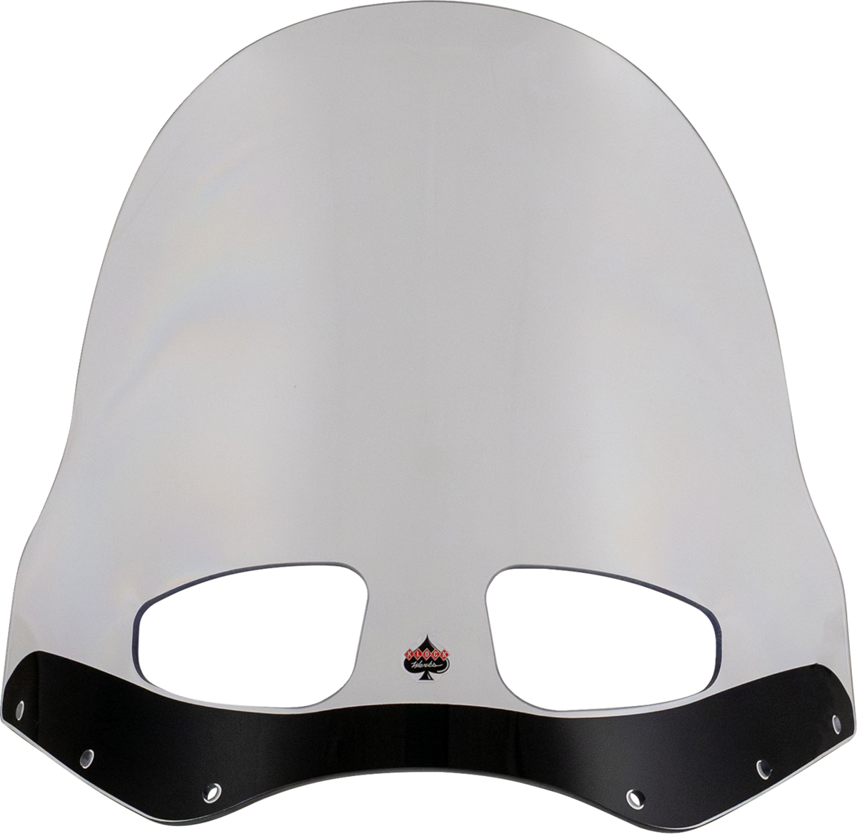 Klock Werks Flare Windshield for Road Warrior Fairing, 15-Inch Clear, KWW-06-0613-C