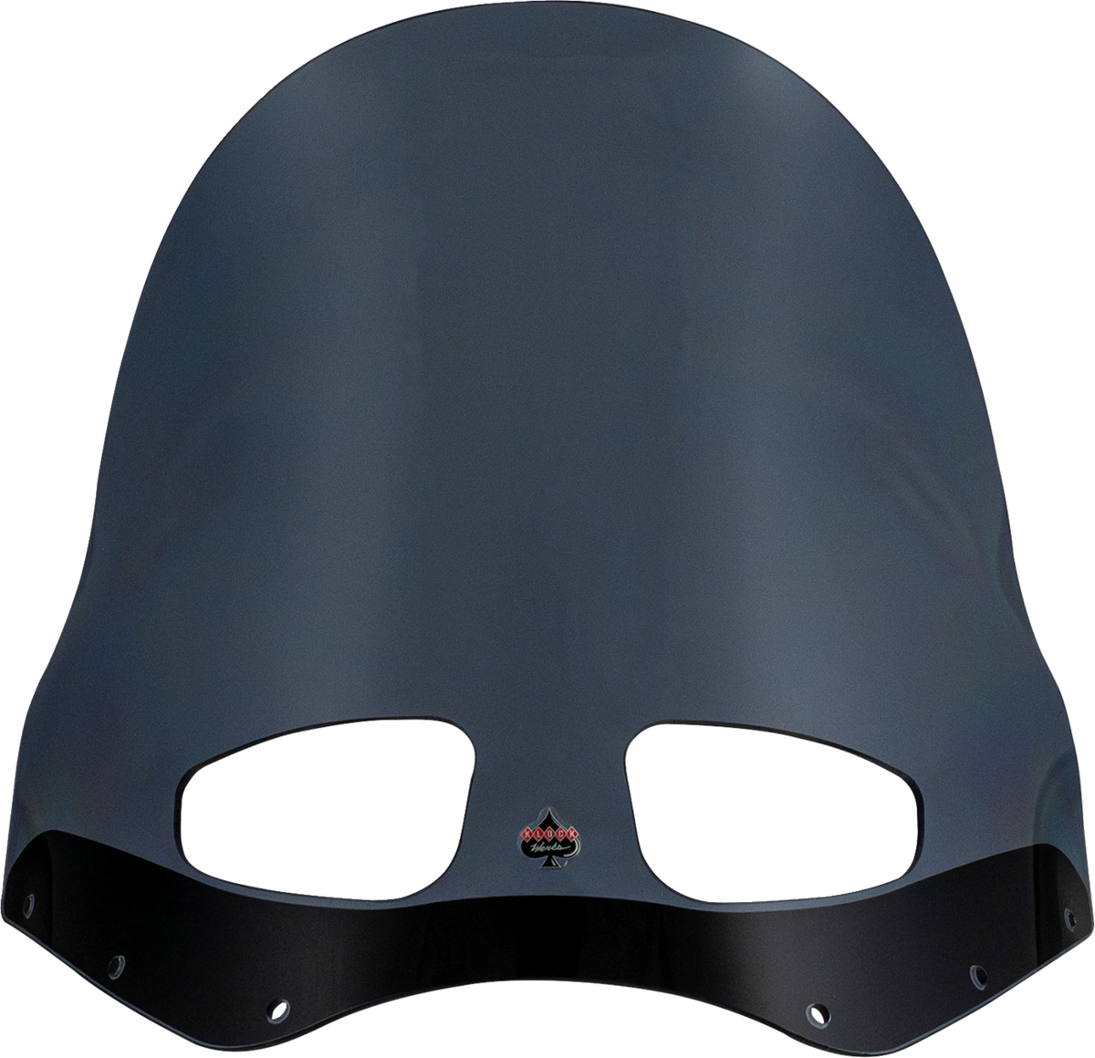 Klock Werks Flare Windshield for Road Warrior Fairing, 15-Inch Dark Smoke, KWW-06-0613-DS