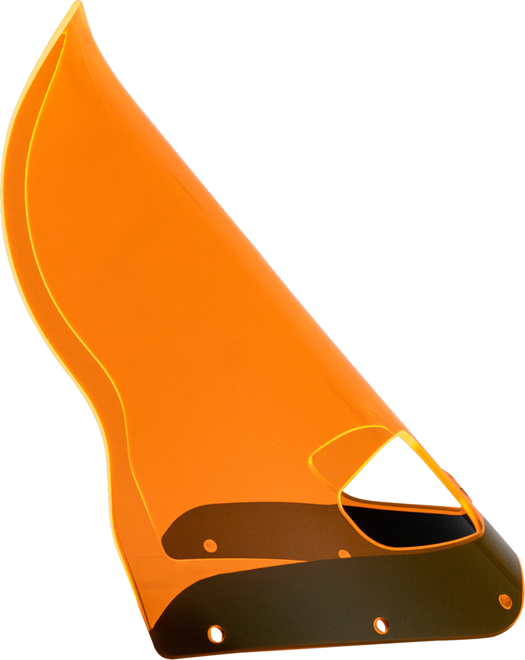 Klock Werks Ice Flare Windshield, 15-Inch Orange Ice for Road Warrior Fairing KWW-06-0615