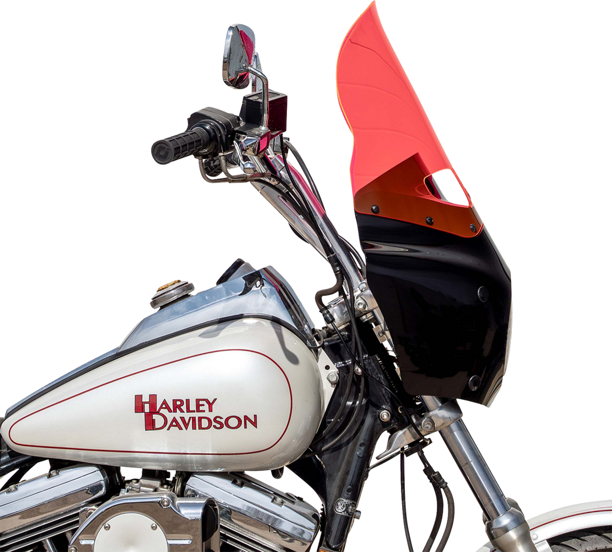 Klock Werks Ice Flare® Windshield, 15-Inch Pink Ice for Road Warrior Fairing KWW-06-0614