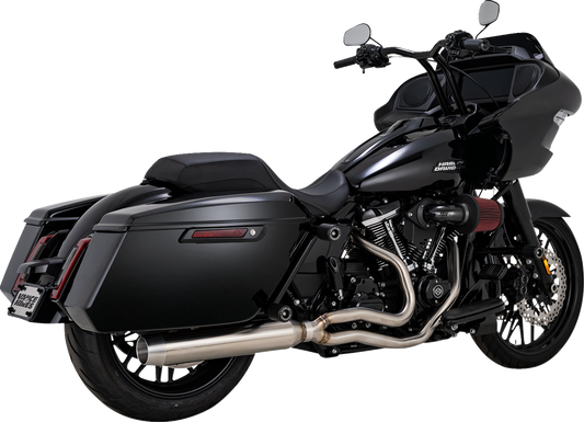Vance & Hines 27347 Gaslighter 2-Into-1 Exhaust System for M8 Touring, Brushed