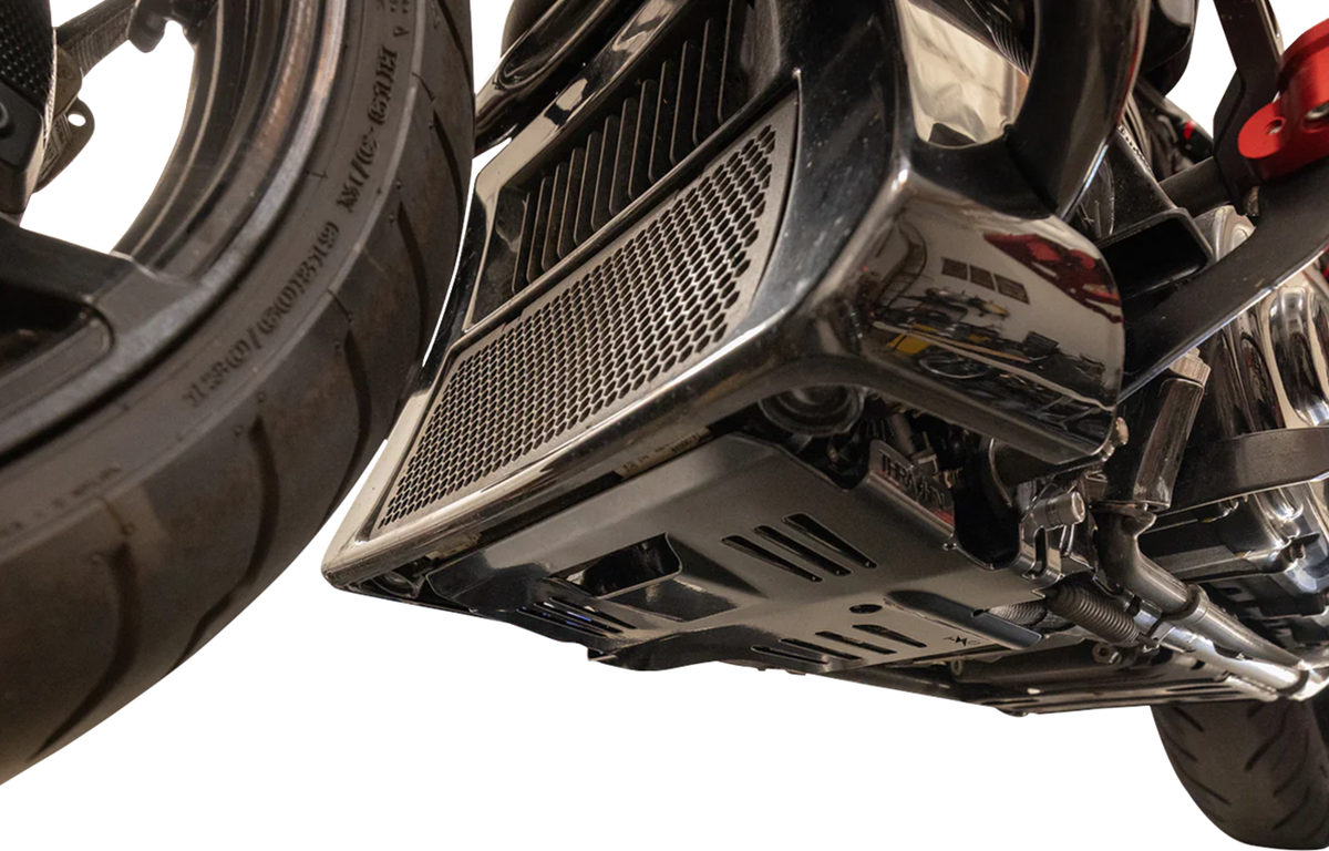 Thrashin Supply Co. Black Skid Plate for Harley-Davidson Touring Models TSC-3037-1