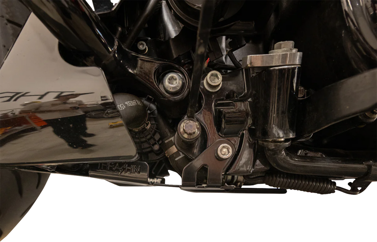 Thrashin Supply Co. Black Skid Plate for Harley-Davidson Touring Models TSC-3037-1