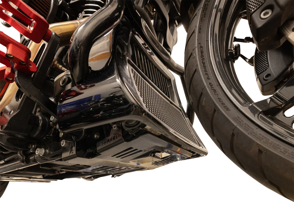 Thrashin Supply Co. Black Skid Plate for Harley-Davidson Touring Models TSC-3037-1