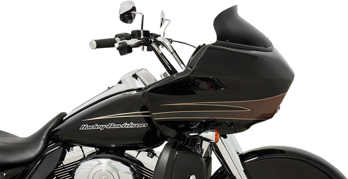 MEMPHIS SHADES Spoiler Windshield - 5-1/2" - Black - FLTR MEP85911