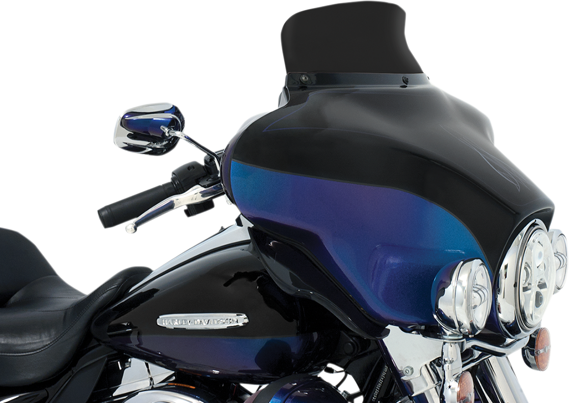 MEMPHIS SHADES Spoiler Windshield - 5" - Dark Black Smoke - '96-'13 FLH MEP84310