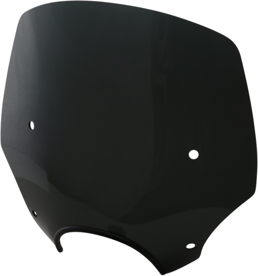 MEMPHIS SHADES El Paso Windshield - 15" - 7" Headlight Cutout - Dark Black Smoke MEP5245