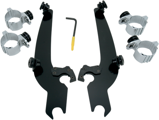 MEMPHIS SHADES Sportshield Trigger-Lock Mounting Kit - Black - Narrow MEB8919