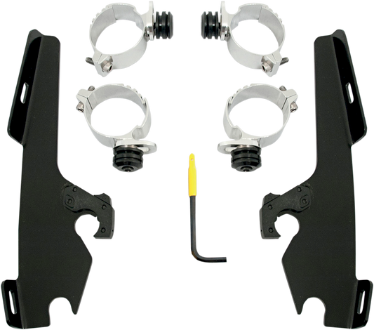 MEMPHIS SHADES Fats/Slim Trigger Lock Mounting Kit - Black MEB8977