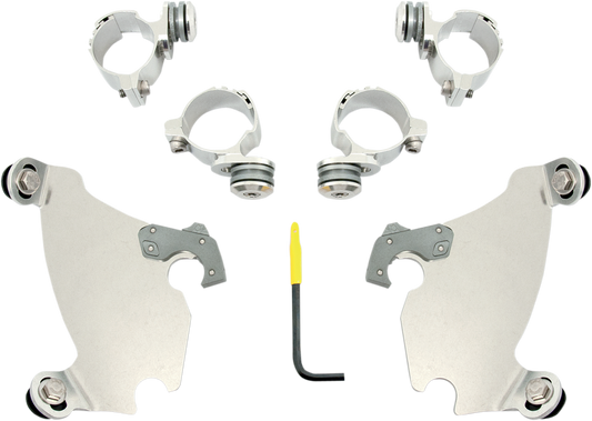 MEMPHIS SHADES Gauntlet Mounting Kit - Polished - XL MEK1981