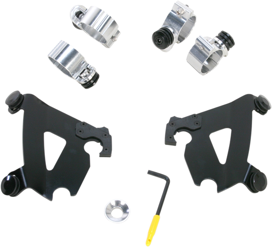 MEMPHIS SHADES Cafe Mounting Kit - Black - XL/FXD MEB1995