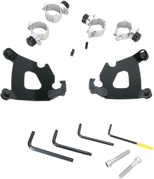 MEMPHIS SHADES Cafe Mounting Kit - Black - XL1200X MEB1996