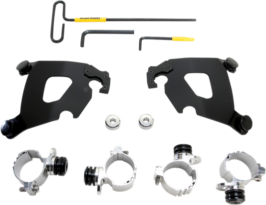 MEMPHIS SHADES Cafe Mounting Kit - Black - XL1200C MEB2007