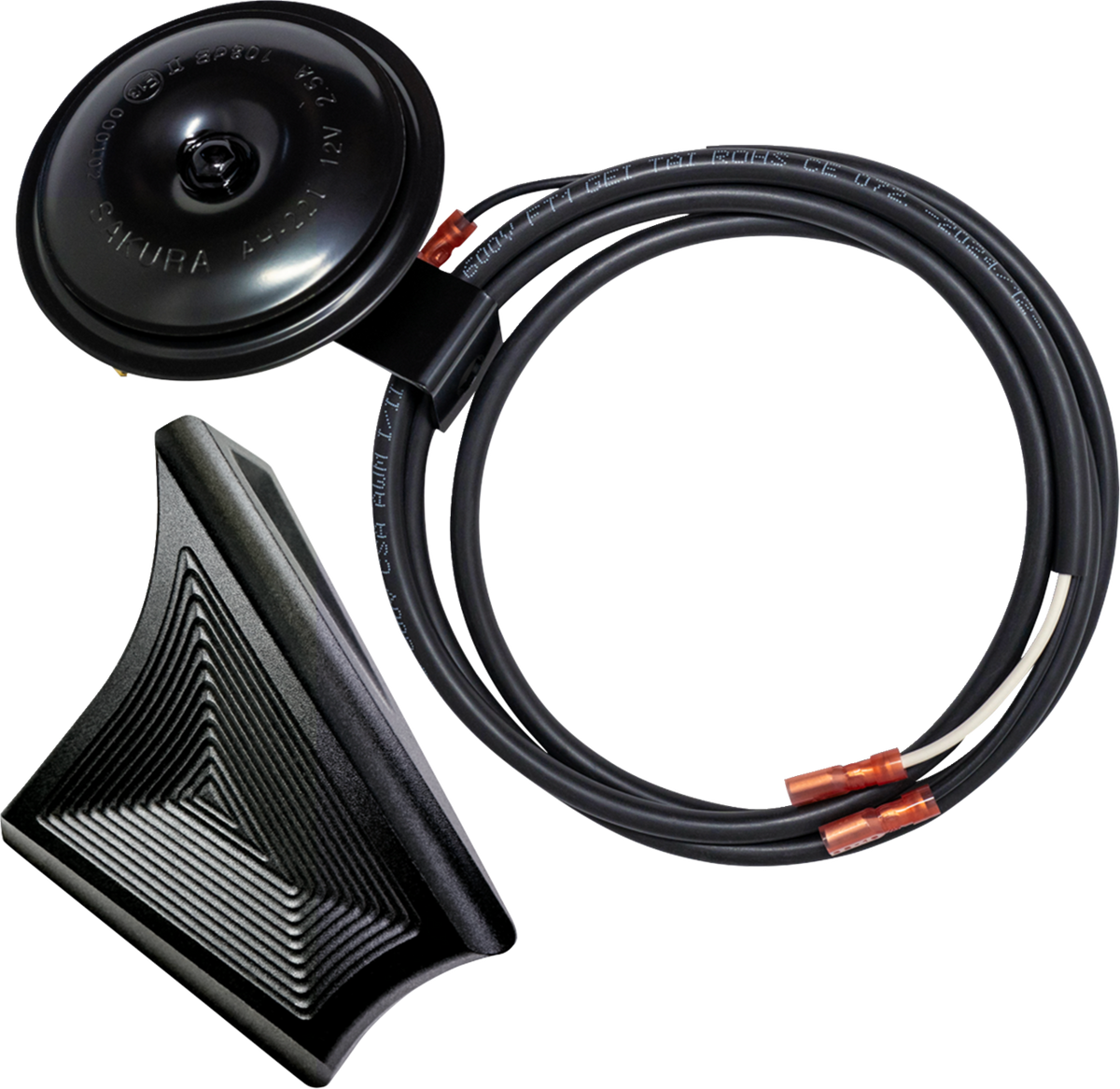 KODLIN USA Vektor Horn Relocation Kit, Gloss Black - KUS25853