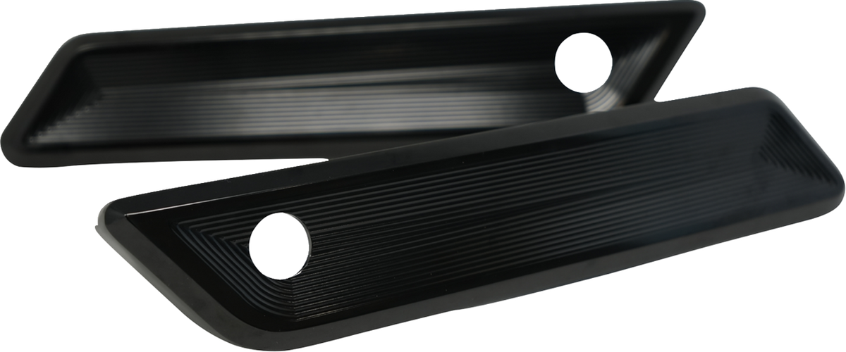 KODLIN USA K59493 Gloss Black Vektor Saddlebag Latch Covers for Harley-Davidson FLH/FLT 2023-2026