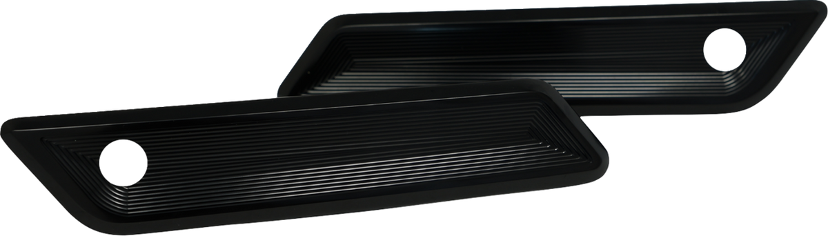 KODLIN USA K59493 Gloss Black Vektor Saddlebag Latch Covers for Harley-Davidson FLH/FLT 2023-2026