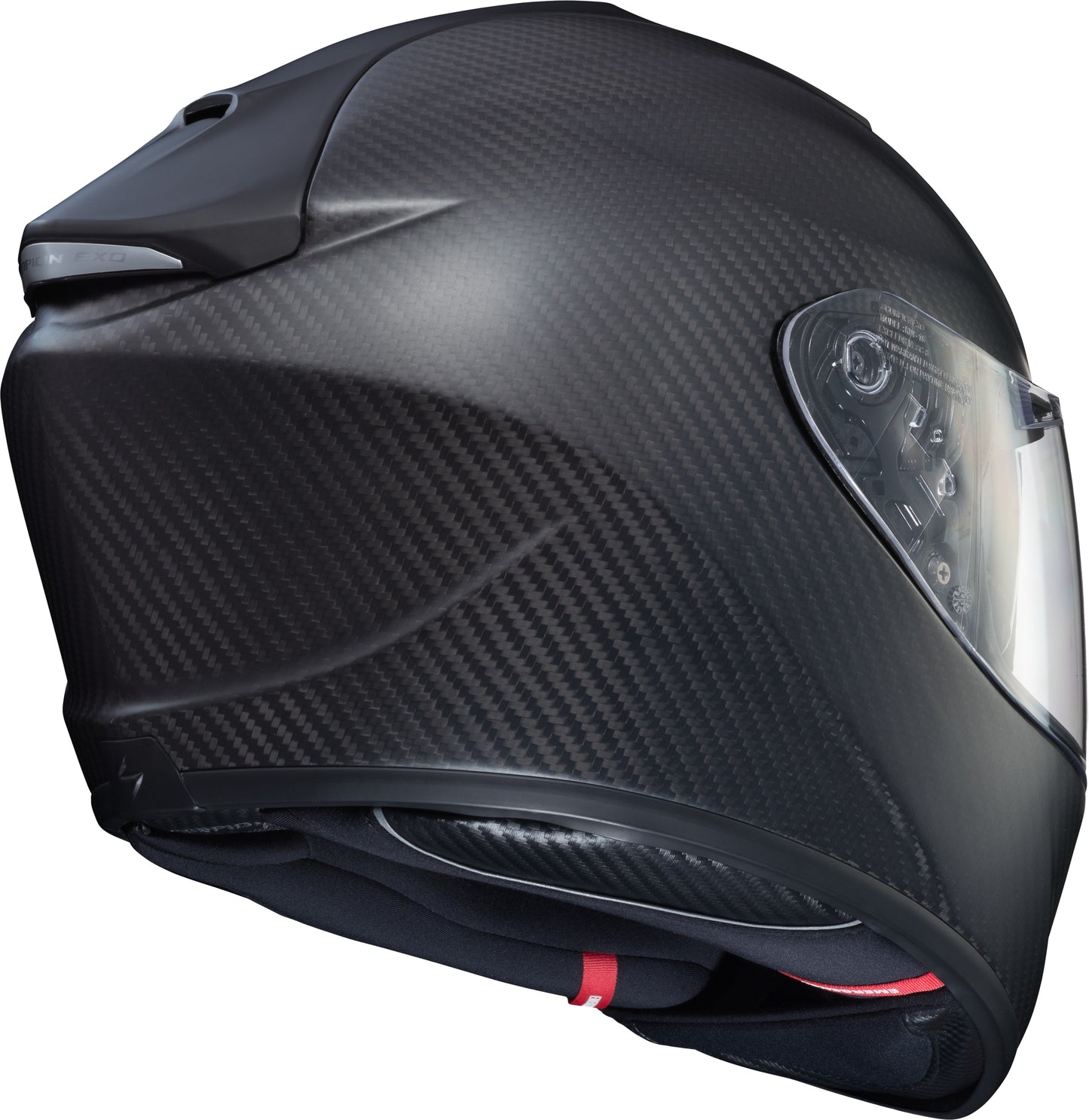 SCORPION EXO-1400 EVO Carbon Helmet Matte Black with Everclear* Sun Visor and Advanced Ventilation