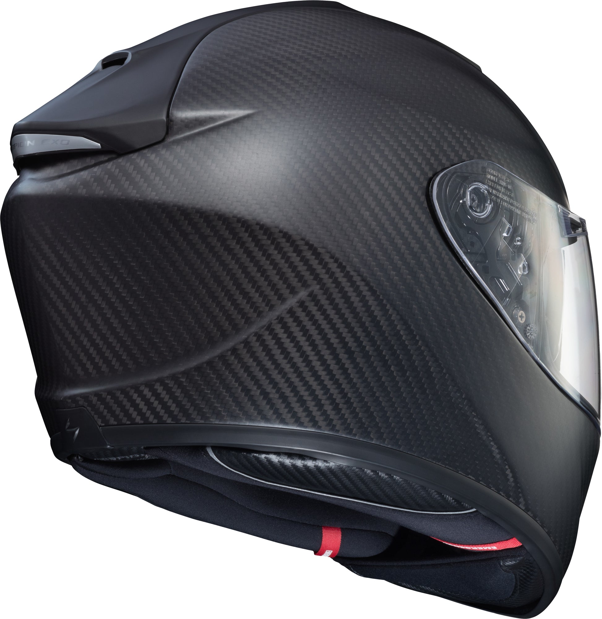 SCORPION EXO-1400 EVO Carbon Helmet Matte Black with Everclear* Sun Visor and Advanced Ventilation