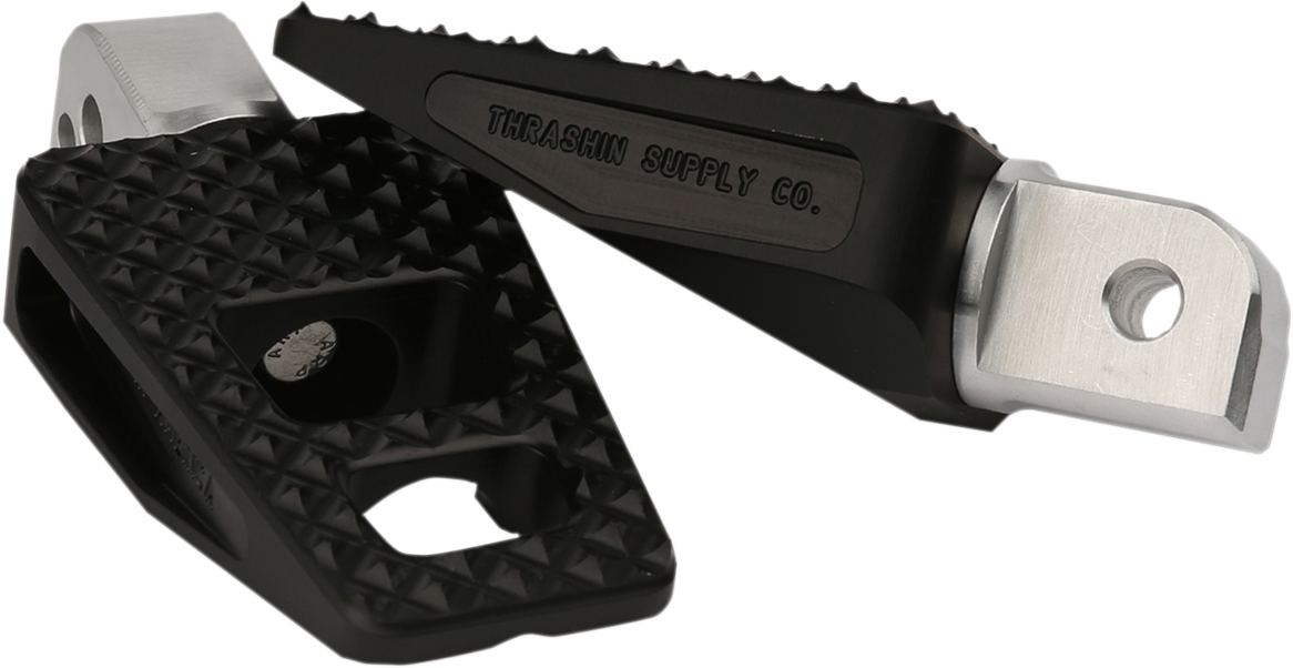 THRASHIN SUPPLY CO. Rear P-54 Foot Pegs - Black - Softail TSC-2027-1