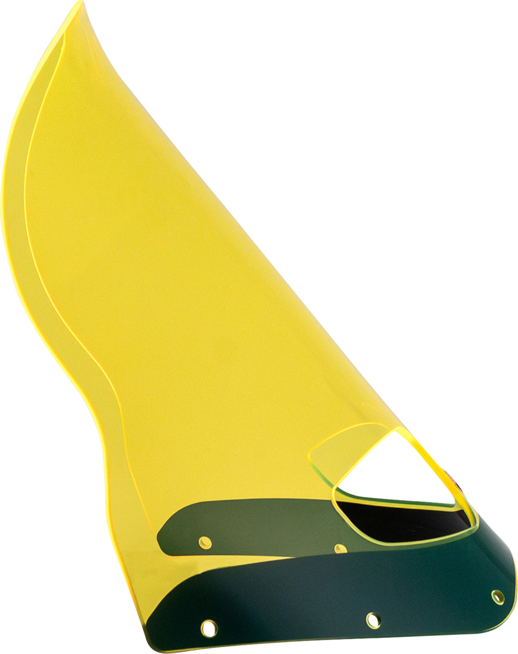 Klock Werks Ice Flare Windshield, 15-Inch Yellow Ice for Road Warrior Fairing KWW-06-0616