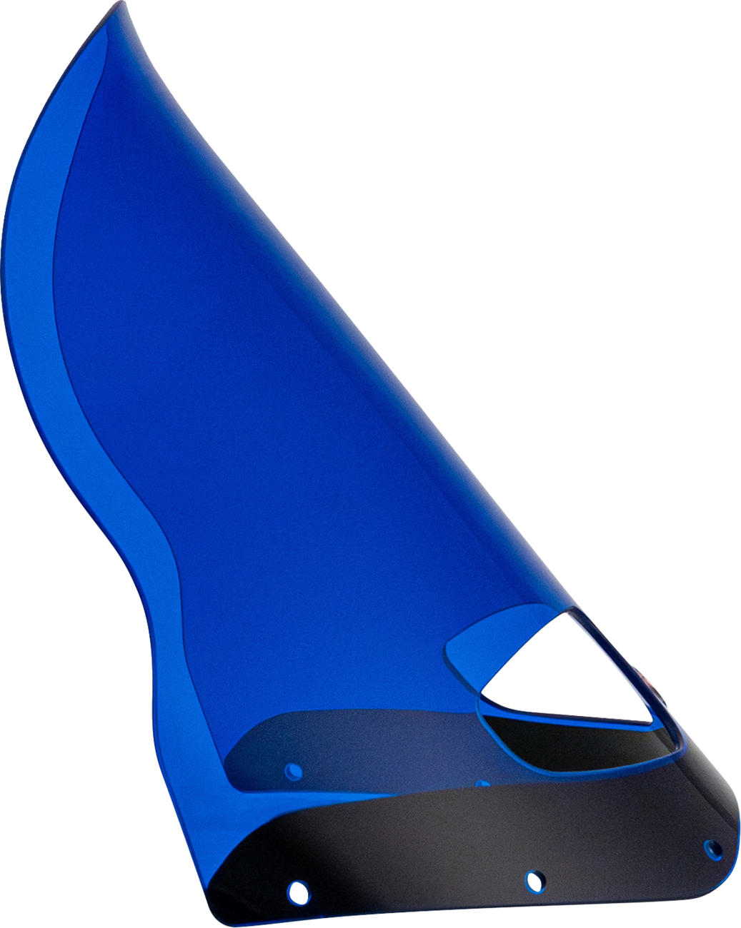 Klock Werks Kolor Flare Windshield for Road Warrior Fairing, 15-Inch Blue, KWW-06-0623