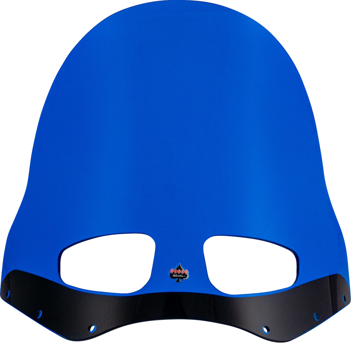 Klock Werks Kolor Flare Windshield for Road Warrior Fairing, 15-Inch Blue, KWW-06-0623