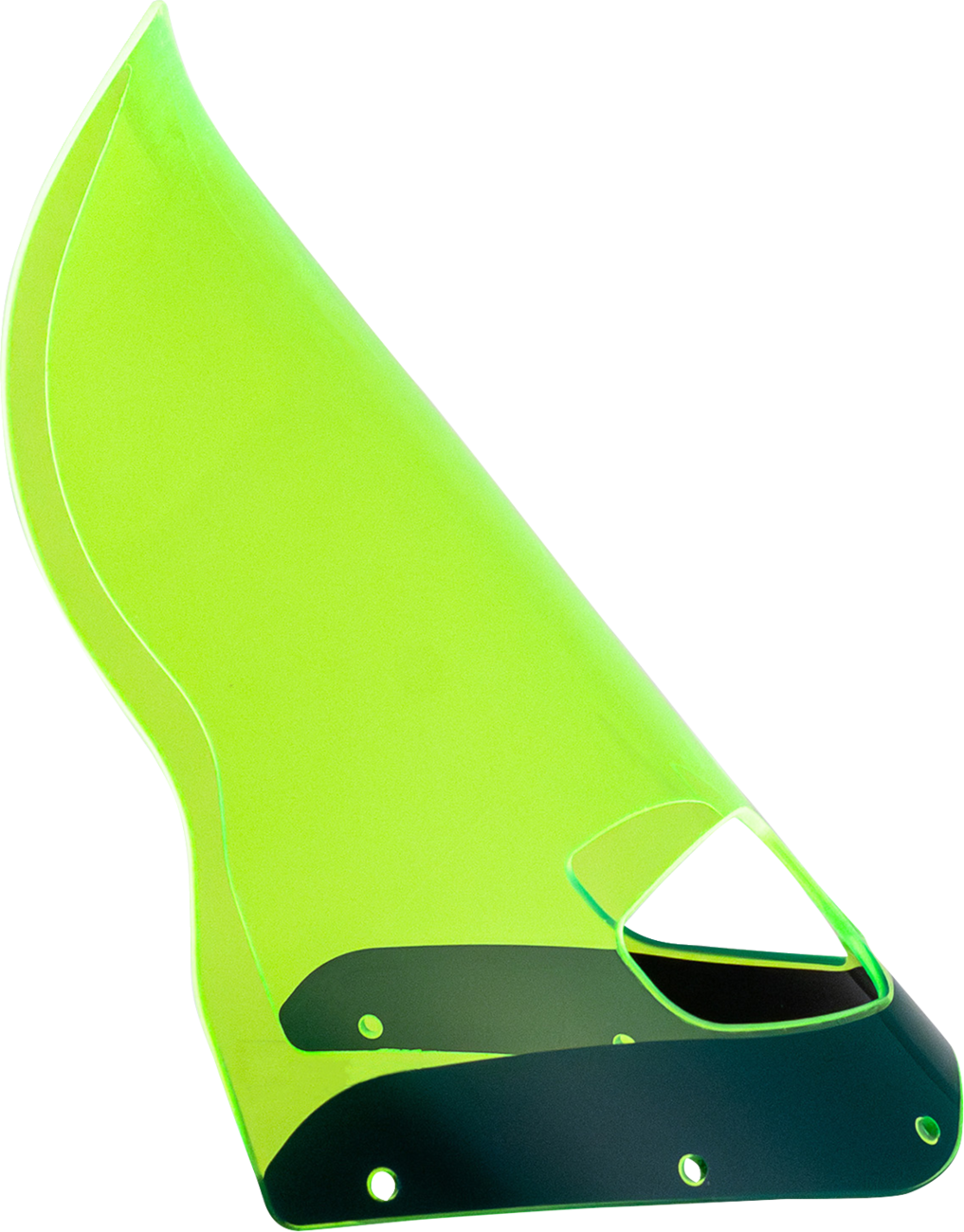 Klock Werks Ice Flare Windshield 15-Inch Green Ice for Road Warrior Fairing KWW-06-0617
