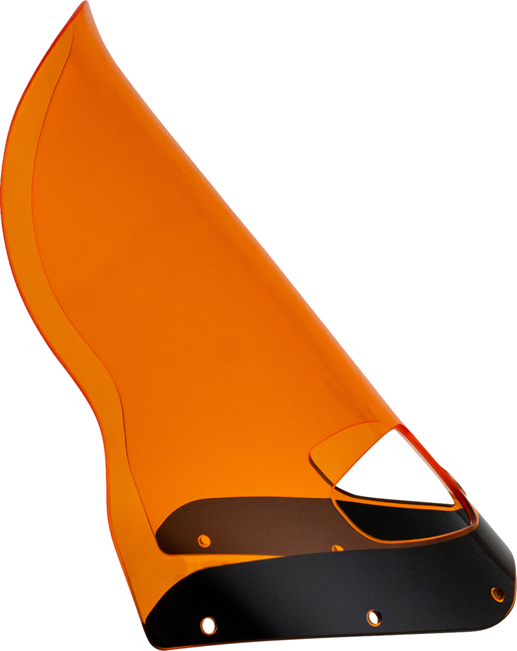 Klock Werks 15-Inch Kolor Flare Windshield for Road Warrior Fairing, Orange - KWW-06-0620