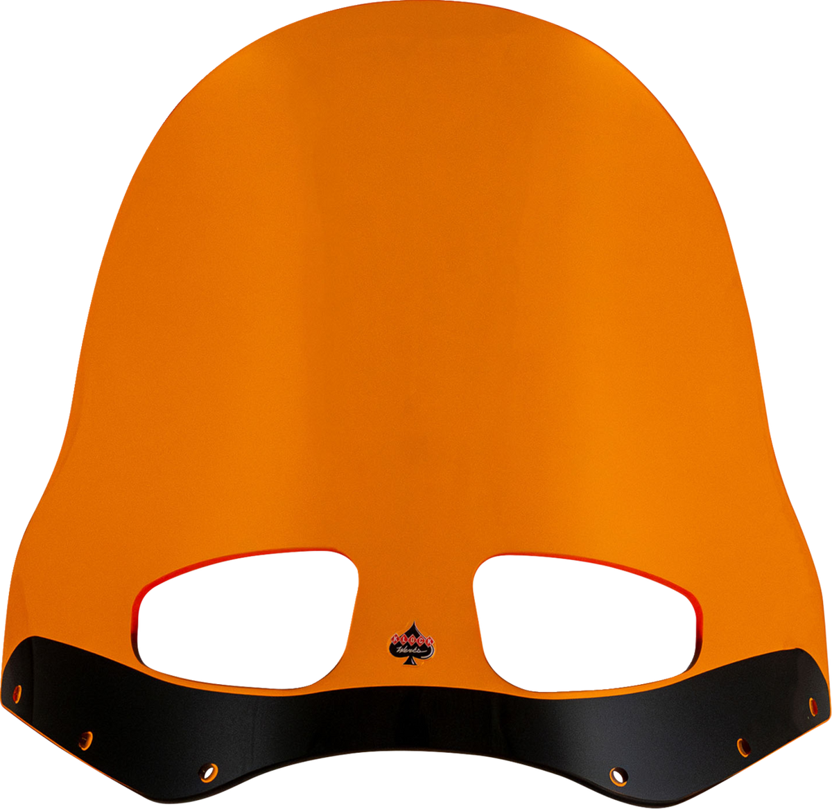 Klock Werks 15-Inch Kolor Flare Windshield for Road Warrior Fairing, Orange - KWW-06-0620