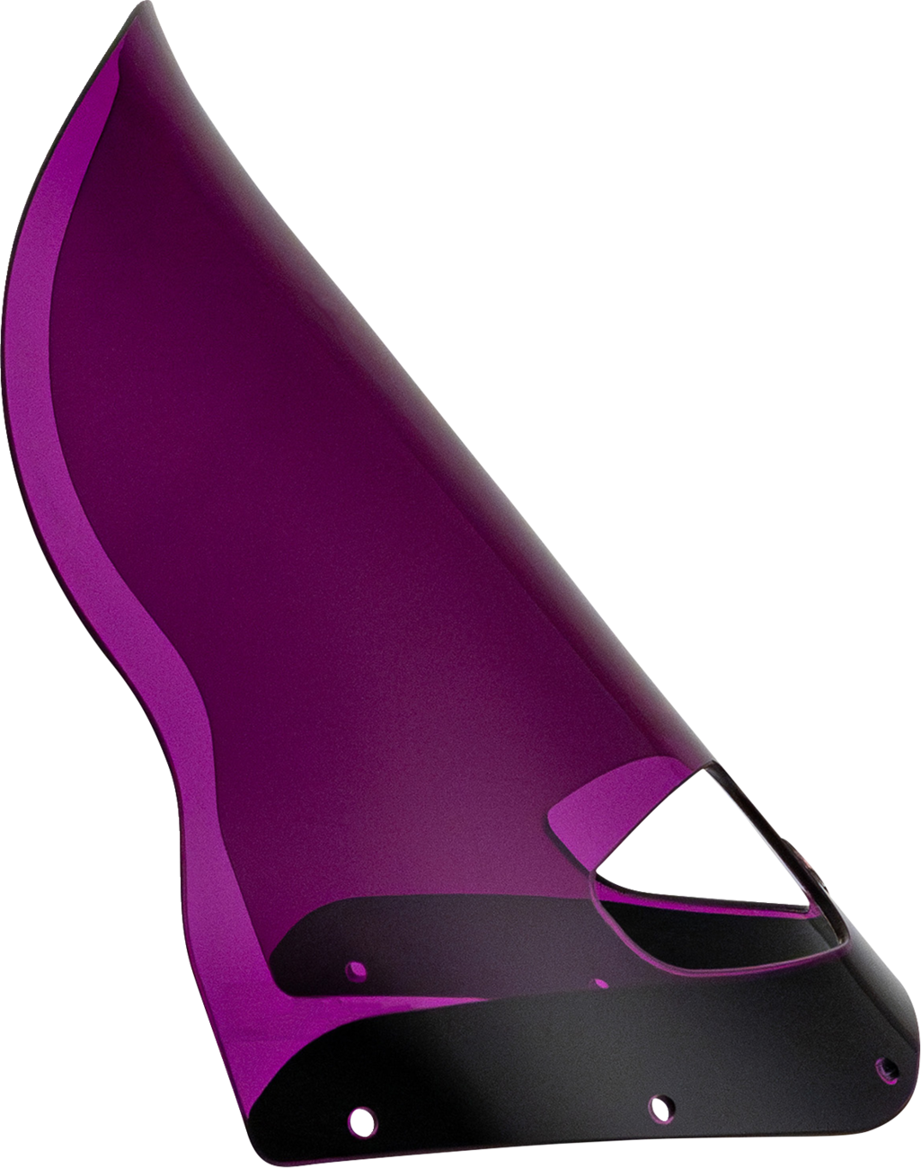 Klock Werks Flare Windshield for Road Warrior Fairing, 15-Inch Purple, KWW-06-0624