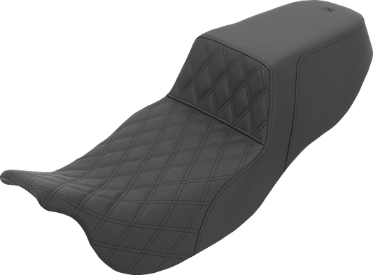 Saddlemen Step-Up Extended Reach Seat with Front Lattice Stitch for Harley-Davidson FLRT/FLTRT 2015–2025, Part 815-07E-172